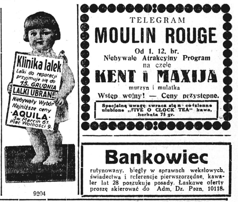 Taneczne show Kenta i Maxiji było magnesem przyciągającym gości do poznańskiego Moulin Rouge.